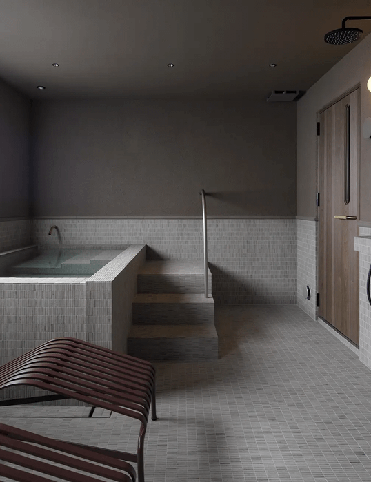 福岡博多サクラドウのプライベートサウナ 3-C