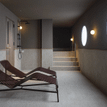 SAUNA SAKURADOの水都博多の中世をテーマに設計された3F