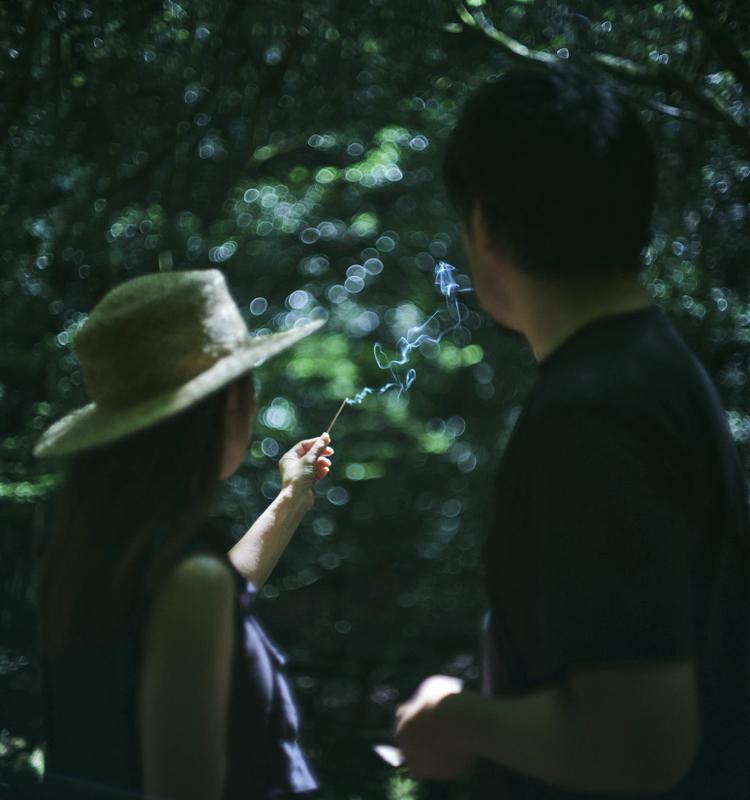 香りのユニット monSAKŌ リトコス三田かおり、佐賀嬉野の植生に入り様々なテーマでお茶と関わる松尾俊一