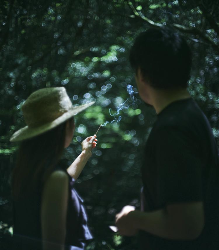 香りのユニット monSAKŌ リトコス三田かおり、佐賀嬉野の植生に入り様々なテーマでお茶と関わる松尾俊一