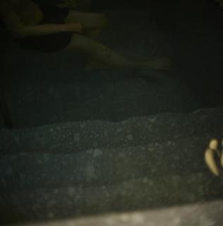 プライベートサウナルームの水深深い超軟水の水風呂